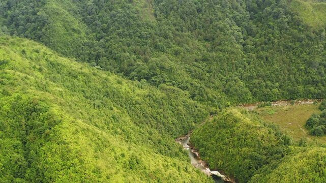 The stunning Seo My Ty waterfall and the highest man-made lake in Vietnam. Showcasing pristine nature, misty peaks, and sustainable fish farming in Sa Pa's highlands.