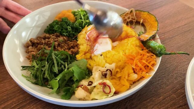 スパイスそぼろカレー