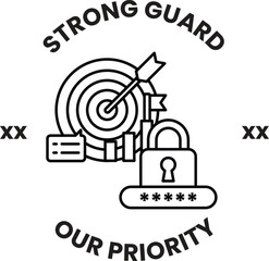 A logo for a company that is strong and secure