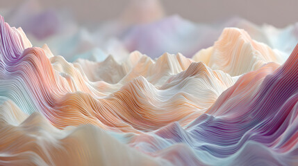 Abstract landscape artwork virtual space digital art ethereal environment artistic perspective