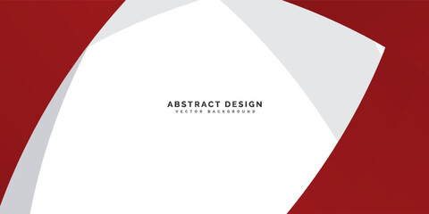 Abstract Red And White Geometric Background With Curved Overlays For Design Projects modern abstrac bacground illustration eps10