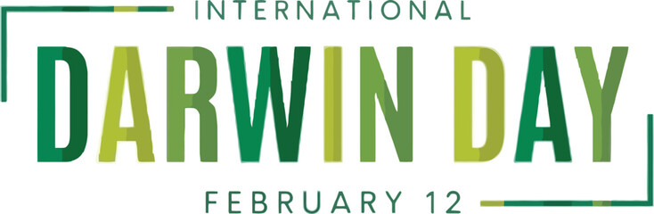 International Darwin Day Banner Design for February 12 Celebration