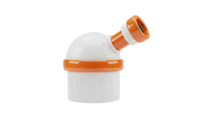 White and Orange Educational Toy Microscope