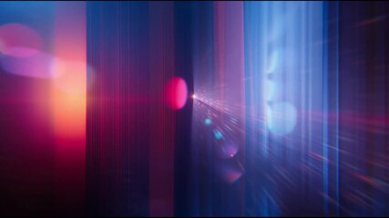 Abstract light streaks bokeh lens flare background vibrant colors - Powered by Adobe