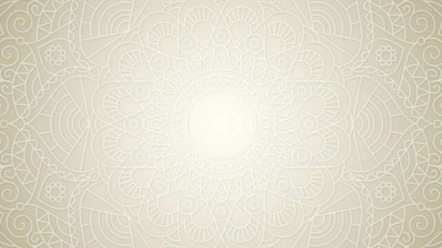 Luxury islamic background Arabian ornament mandala elegant style pattern ramadan kareem video