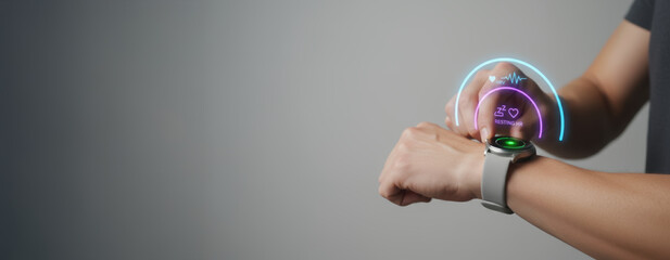 Smartwatch health monitoring technology promotes longevity by tracking heart rate and sleep patterns for better wellness management