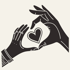 hands with heart