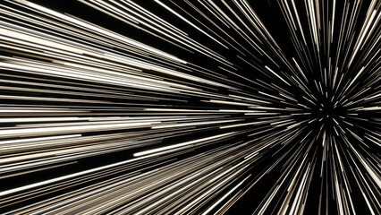 Warp speed abstract background with streaks of light and motion blur effect, representing fast travel through space or hyperspace with a sense of urgency and speed