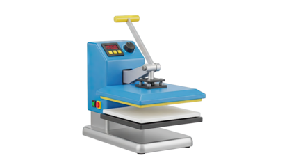 Blue Heat Press Machine