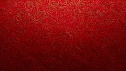 Seamless red grunge vintage background featuring a floral damask ornament texture and hearts on antique paper design for a retro backdrop