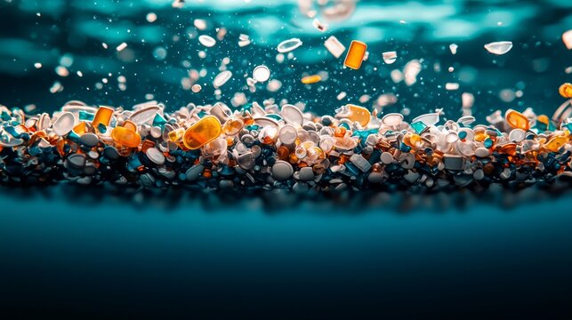 Toxic Glitter of the Sea: Sunlit Microplastics Endanger Marine Life Below Surface