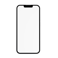 white screen 3d smartphone element