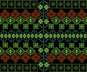 seamless knitted pattern