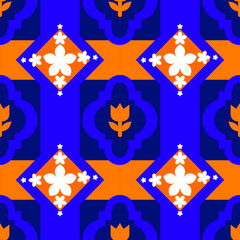 pattern, seamless, quatrefoil, tulip, flower, floral, geometric, moorish, arabesque, minimalist, modern, wallpaper, background, texture, grey, white, pastel, vector, illustration, design, decorative, 