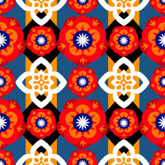 pattern, seamless, quatrefoil, tulip, flower, floral, geometric, moorish, arabesque, minimalist, modern, wallpaper, background, texture, grey, white, pastel, vector, illustration, design, decorative, 