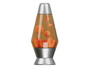 lava lamp icon 3d illustration render
