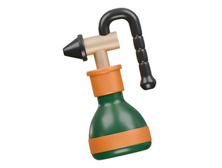 pressure sprayer icon 3d illustration render