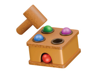 hammer case icon 3d illustration render