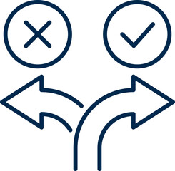 Decision Making Icon for Business Choices