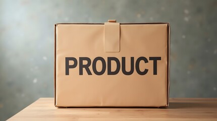 Obraz premium Unboxing a brand new product package, order fulfillment ready for shipping delivery