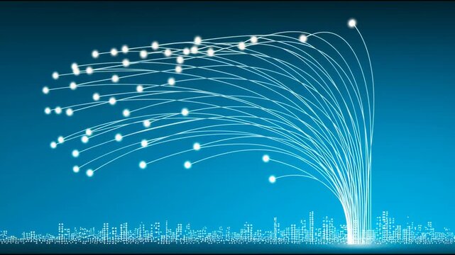 High-speed internet signals are reaching the city.