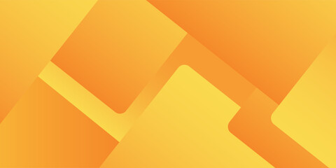Abstract orange and yellow geometric background. Dynamic shapes composition. modern