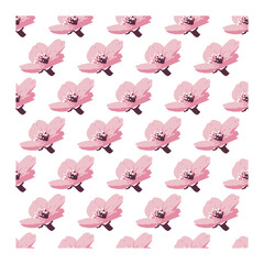 Soft Pink Tones Cherry Blossom Petals Pattern. Ideal for fabric, wallpaper, stationery, packaging, and spring design themes