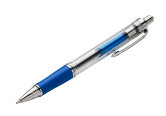 Sleek blue writing instrument, an essential for office and study tasks