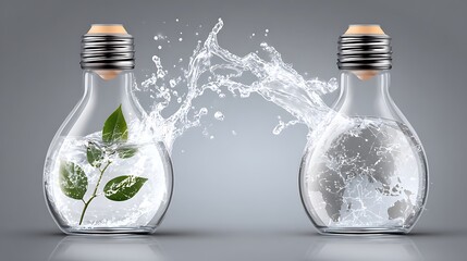 Sustainable Future Water, Nature, and Earth Interconnected