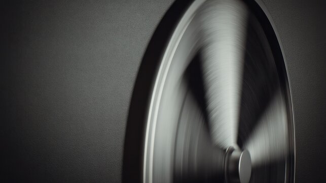 Hamster wheel in endless rotation on a plain grey background. wildlife magazines, conservation campaigns, designed for nature documentaries and education, used by health educators.