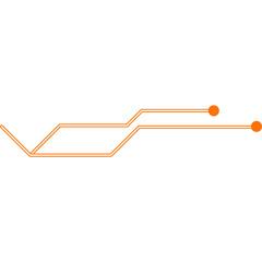 Futuristic Frame Neon Element