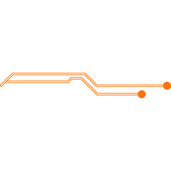 Futuristic Frame Neon Element