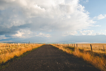 Road To Stormy Mountain Valley