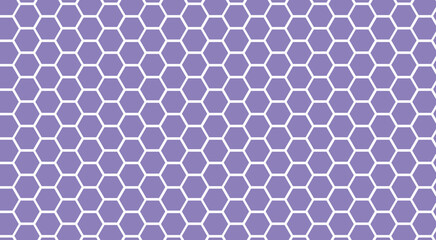 Abstract wall decorative in the bath copy space, hexagon 3D background texture. purple hexagonal honeycomb pattern bee.