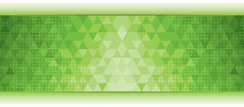 Vector Green Geometric Abstract Background with Triangle Pattern and Soft Gradient 111