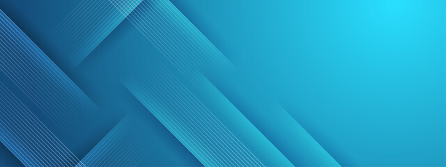 Obraz premium Blue abstract background with diagonal lines design. Perfect for modern presentations, web design backgrounds, and tech related projects. Great for digital or print media