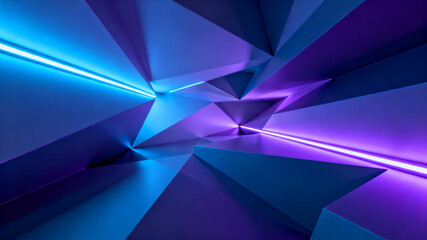 Futuristic abstract geometric background with layered shapes, glowing accents, and a modern technology-inspired color palette.