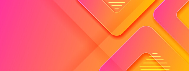 Pink, orange, and yellow shapes perfect for backgrounds, graphic design projects, advertisements, or any creative visual content needs