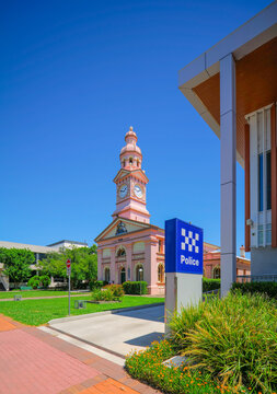 Inverell Court House and Police Station in northern New South Wales, Australia