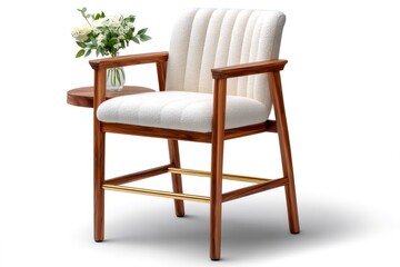 Obraz premium Mid-century modern armchair providing comfort and style