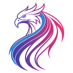 Fluid Organic Shape with Vibrant Modern Color Gradient