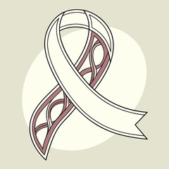 Folding Ribbon Abstract Monogram Logo Mark Design