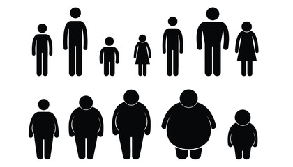 A group of diverse people in silhouette mode standing together in unity