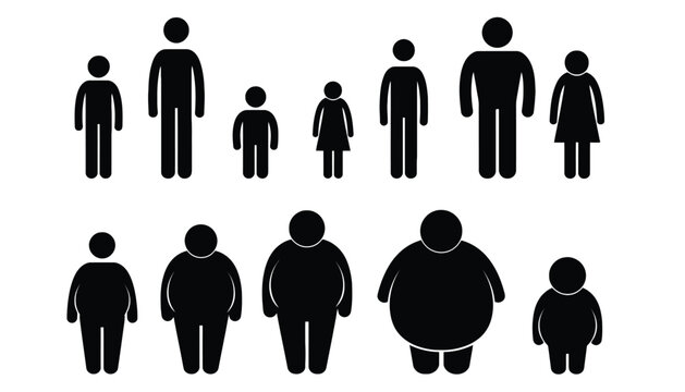 A group of diverse people in silhouette mode standing together in unity