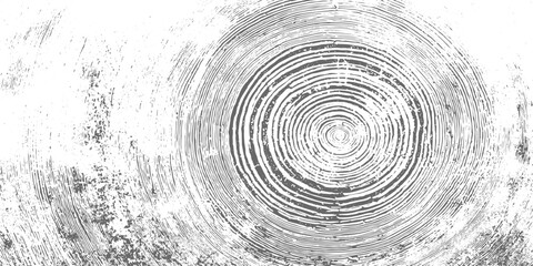 Round Grunge Wood Texture Background with Cracked Wooden Rings, Rough Grain Detail, and Organic Natural Pattern.