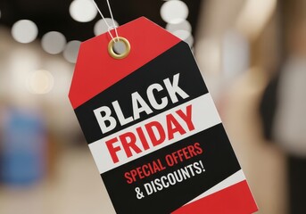 Black friday special offers discounts tag high quality