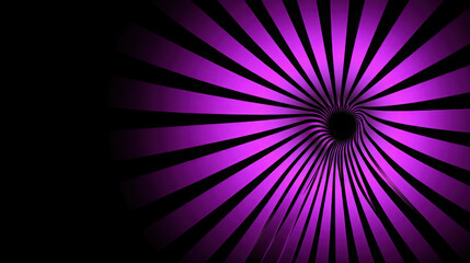 Abstract Purple Spiral Pattern on Black Background for Creative Design