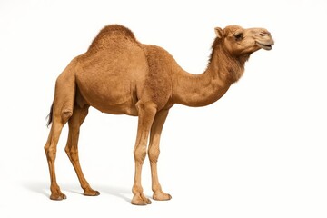 A camel on a white background.