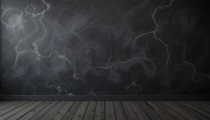 Moody dark textured chalkboard wall background for studio rooms, spaces, photography, design, and cinematic presentations