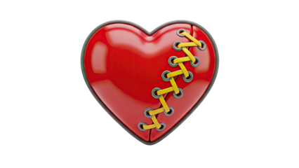 Red Heart Stitched Together